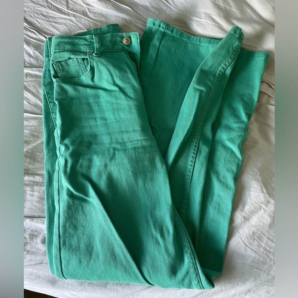 H&M high rise wide leg jeans